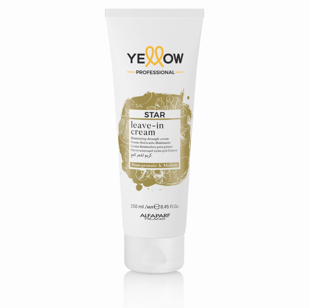 ALFAPARF Yellow Star Leave-In Cream Rozświetlający Krem-Maska do Włosów 250ml