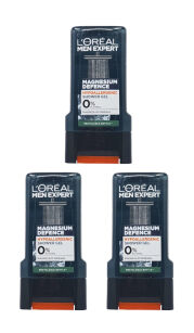 3 x L'Oreal Paris Hypoalergenní sprchový gel Men Expert Magnesium Defense 300ml