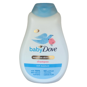 Dove Baby Dětský šampon Rich Moisture pro péči o citlivou pokožku hlavy 400 ml