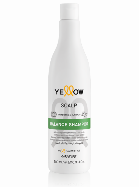 ALFAPARF Yellow Scalp Balance Shampoo pro mastné vlasy 500 ml