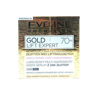 Eveline Gold Lift Expert 70+ Luxurious Multi-Repair Cream-Serum 50ml