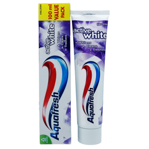 Aquafresh Active White bělící zubní pasta 3v1 s fluoridem 100ml