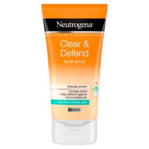 Neutrogena Clear&Defend Facial Scrub Prevence skvrn 150 ml