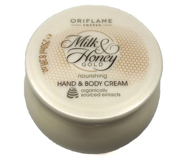 Oriflame výživný krém na ruce a tělo Milk & Honey Gold 250 ml