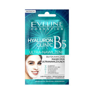 Eveline Hyaluron Clinic Ultra hydratační okamžitá vyhlazující mask ​​7ml
