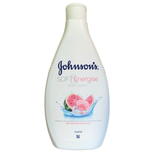 Johnson's Soft Energise Tělové mléko s melounem a vůní růže 400 ml