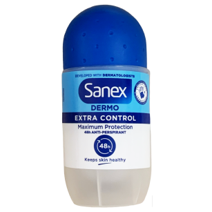 Sanex Dermo Extra Control Maximum Protection Antiperspirant Roll On 48H 50ml