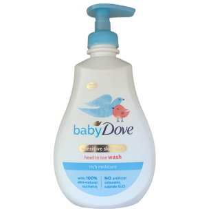 Dove Baby hydratační tělový gel pro děti Rich Moisture 400 ml